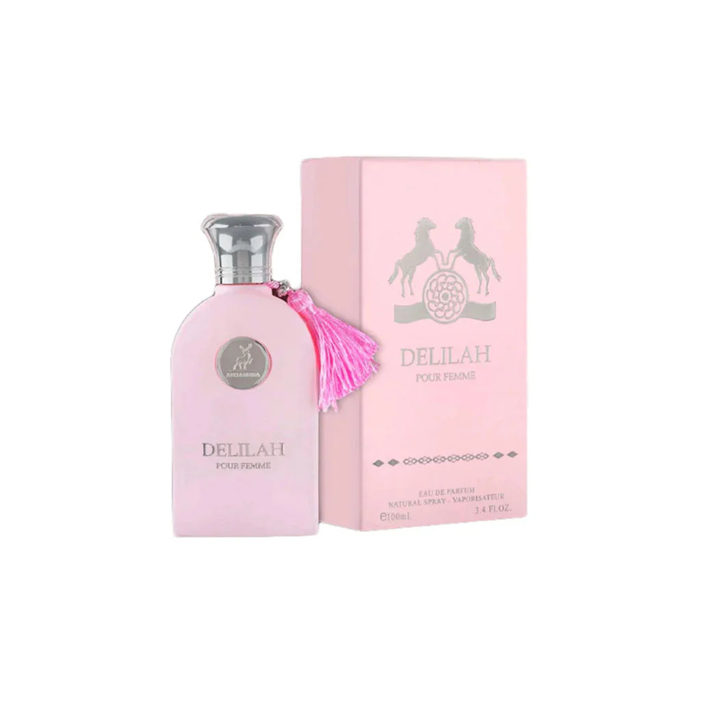 "Lattafa Delilah 100 ml Edp – Perfume femenino con notas florales y frutales."