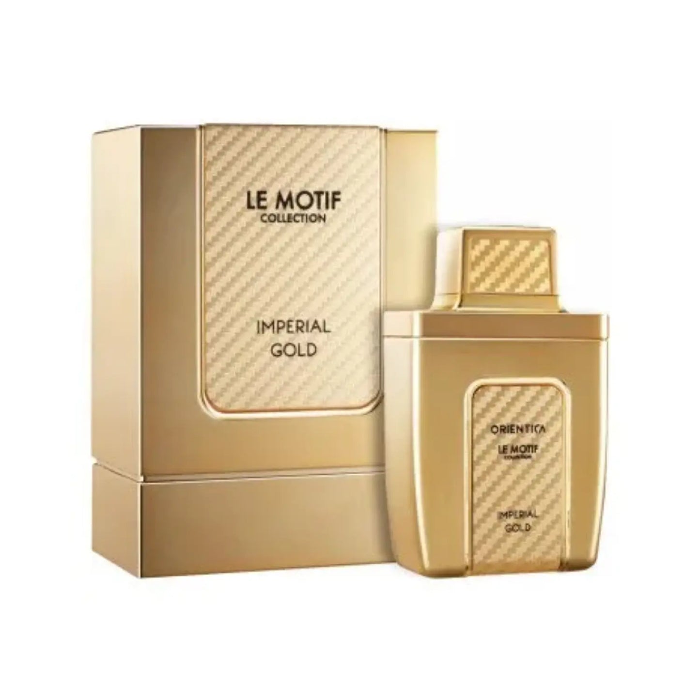 "Perfume Orientica Imperial Gold – sofisticación y calidez en cada nota."