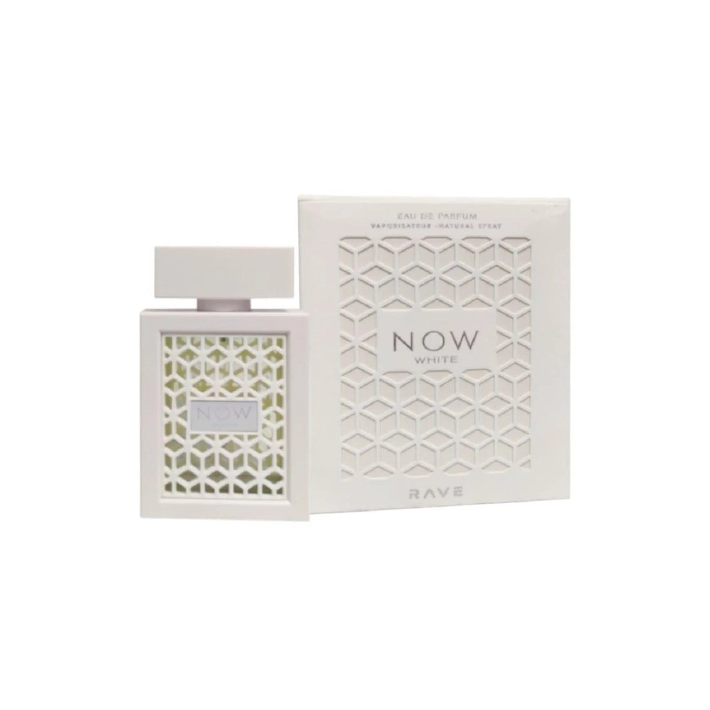 "Lattafa Rave Now White 100 ml Edp – Perfume unisex amaderado especiado, fresco y sofisticado."