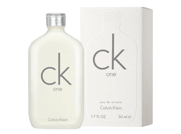 "Perfume Calvin Klein CK One 50 ml EdT unisex, fragancia cítrica y aromática con limón, jazmín y sándalo – Fragantik"