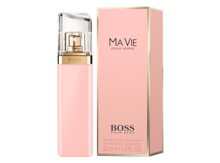 "Hugo Boss Ma Vie Pour Femme 100 ml – Perfume femenino floral, fresco y sofisticado."