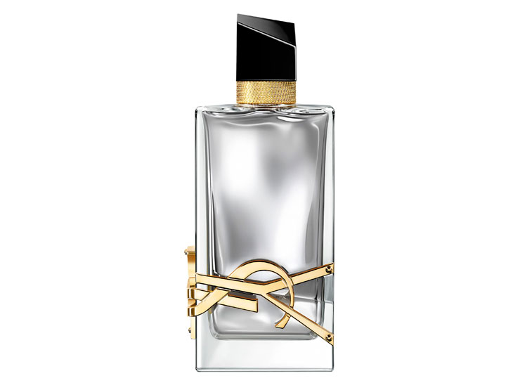 "Yves Saint Laurent Platine Absolu – Perfume femenino floral y amaderado con bergamota, rosa y sándalo."