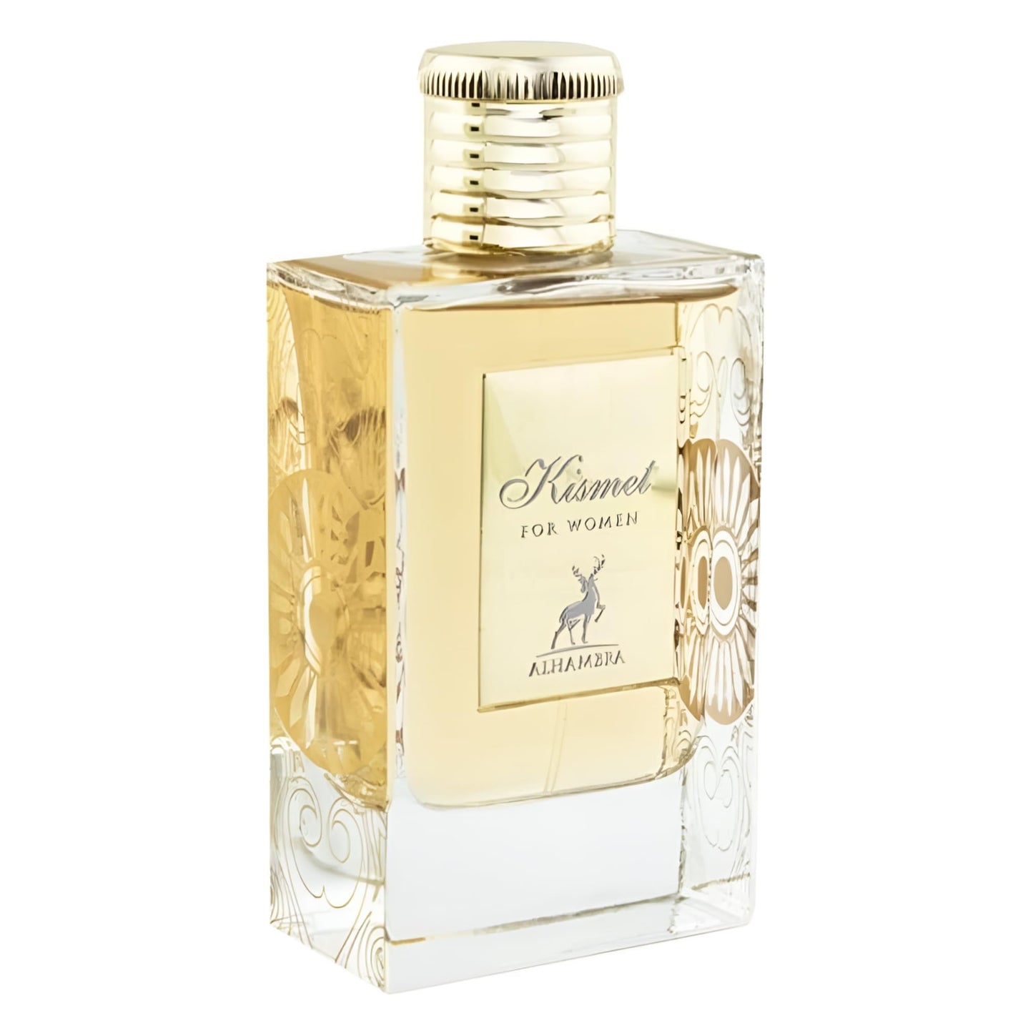 "Compra Maison Alhambra Kismet 100 ml Edp para Mujer. Un perfume cautivador con notas de jazmín, miel y vainilla. ¡La esencia de la elegancia!"