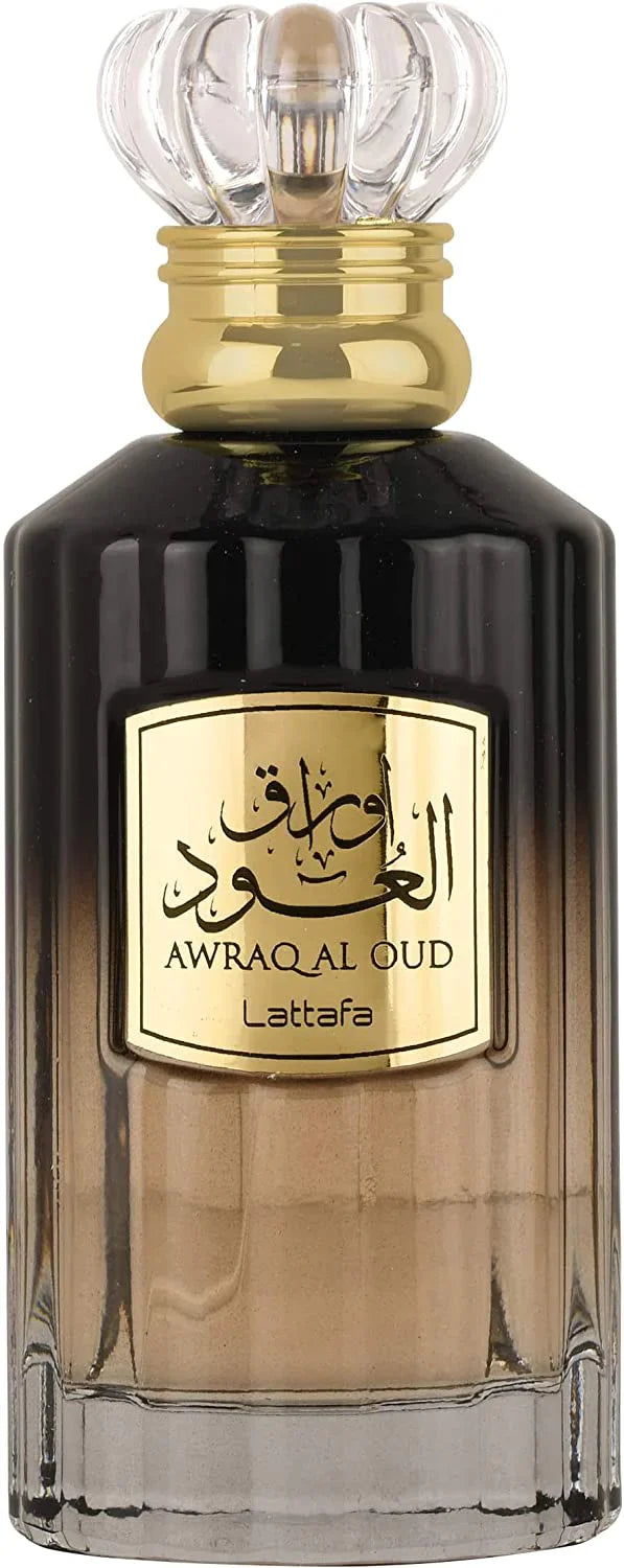 "Lattafa Awraq Al Oud 100 ml Edp – Perfume masculino intenso y elegante."