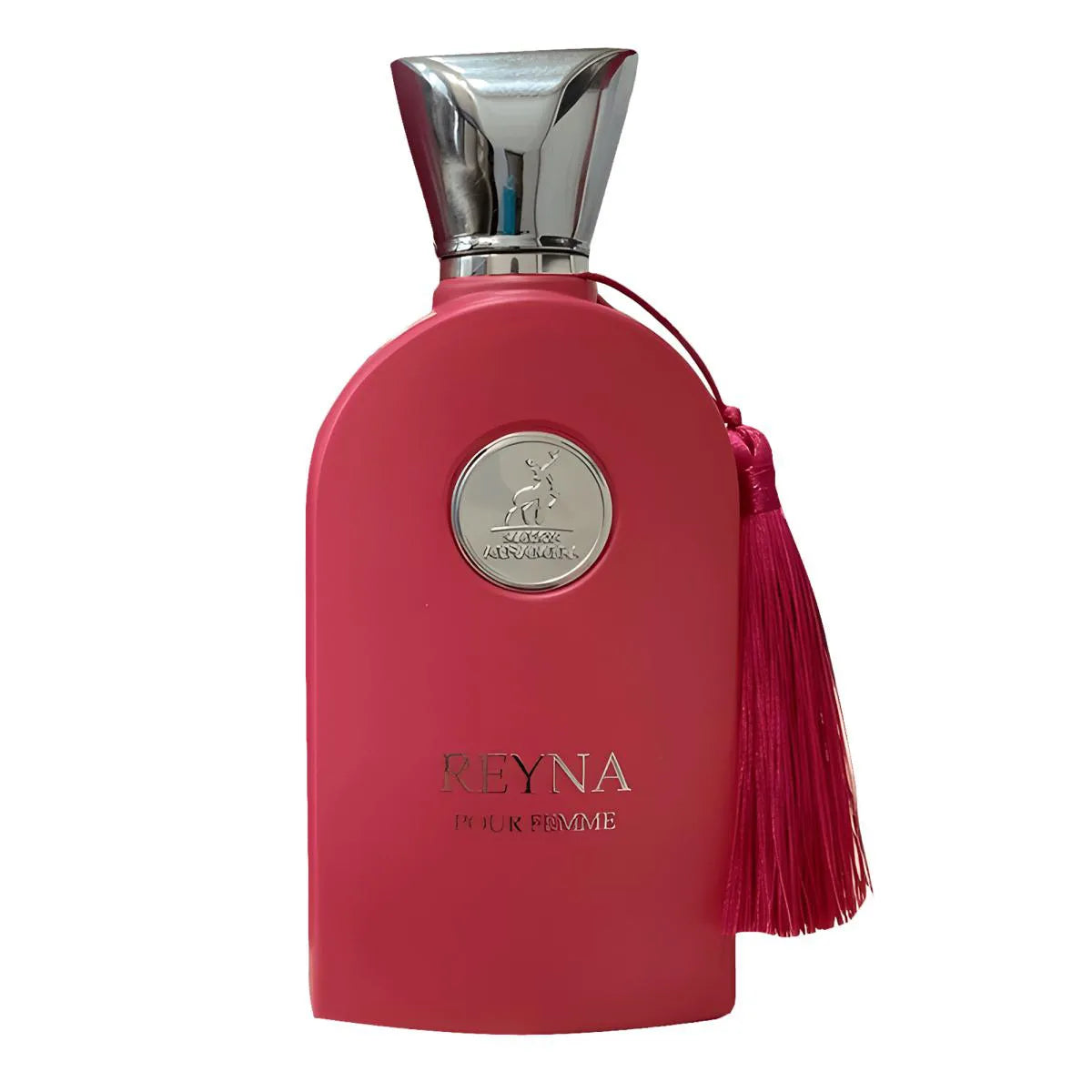 "Maison Alhambra Reyna Pour Femme – Perfume floral ambarado con ámbar y vainilla."