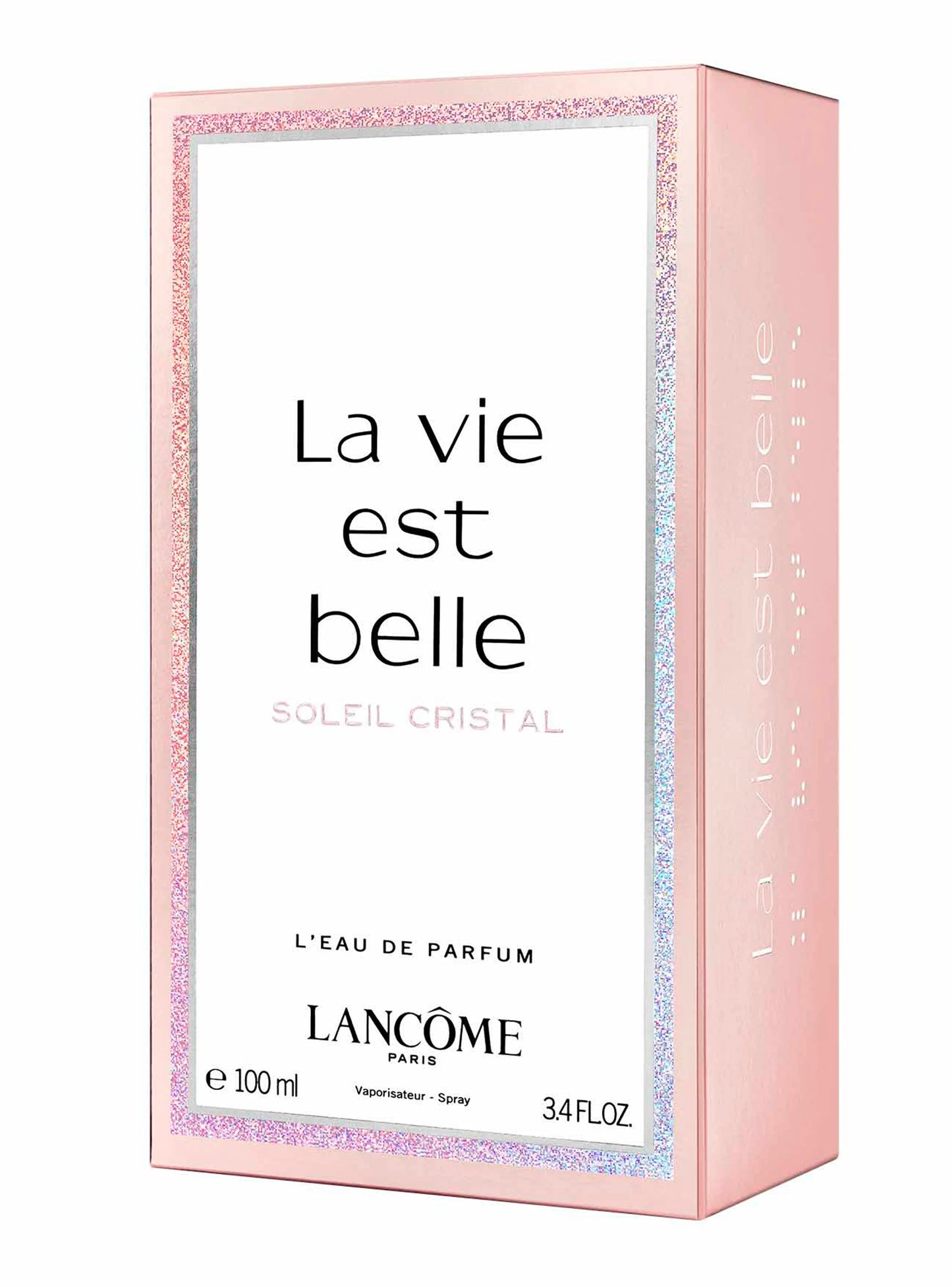 "Lancôme La Vie Est Belle Soleil Cristal 100 ml Edp – Perfume floral cítrico para mujer."