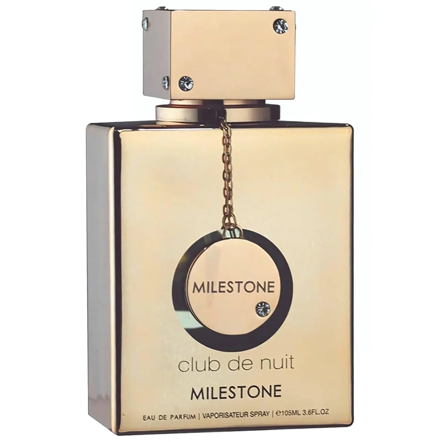 "Perfume Club de Nuit Milestone 105 ml EdP para hombre, fragancia amaderada acuática con bergamota, madera blanca y ambroxan – Fragantik"