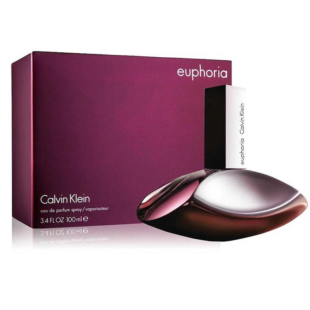 "Perfume Calvin Klein Euphoria 100 ml EdT para mujer, fragancia floral frutal con granada, orquídea y ámbar – Fragantik"
