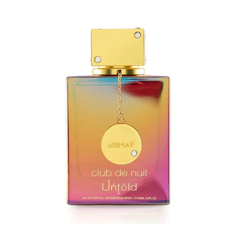 "Perfume Club de Nuit Untold 105 ml EdP para hombre, fragancia ámbar amaderada con oud, ámbar y azafrán – Fragantik"