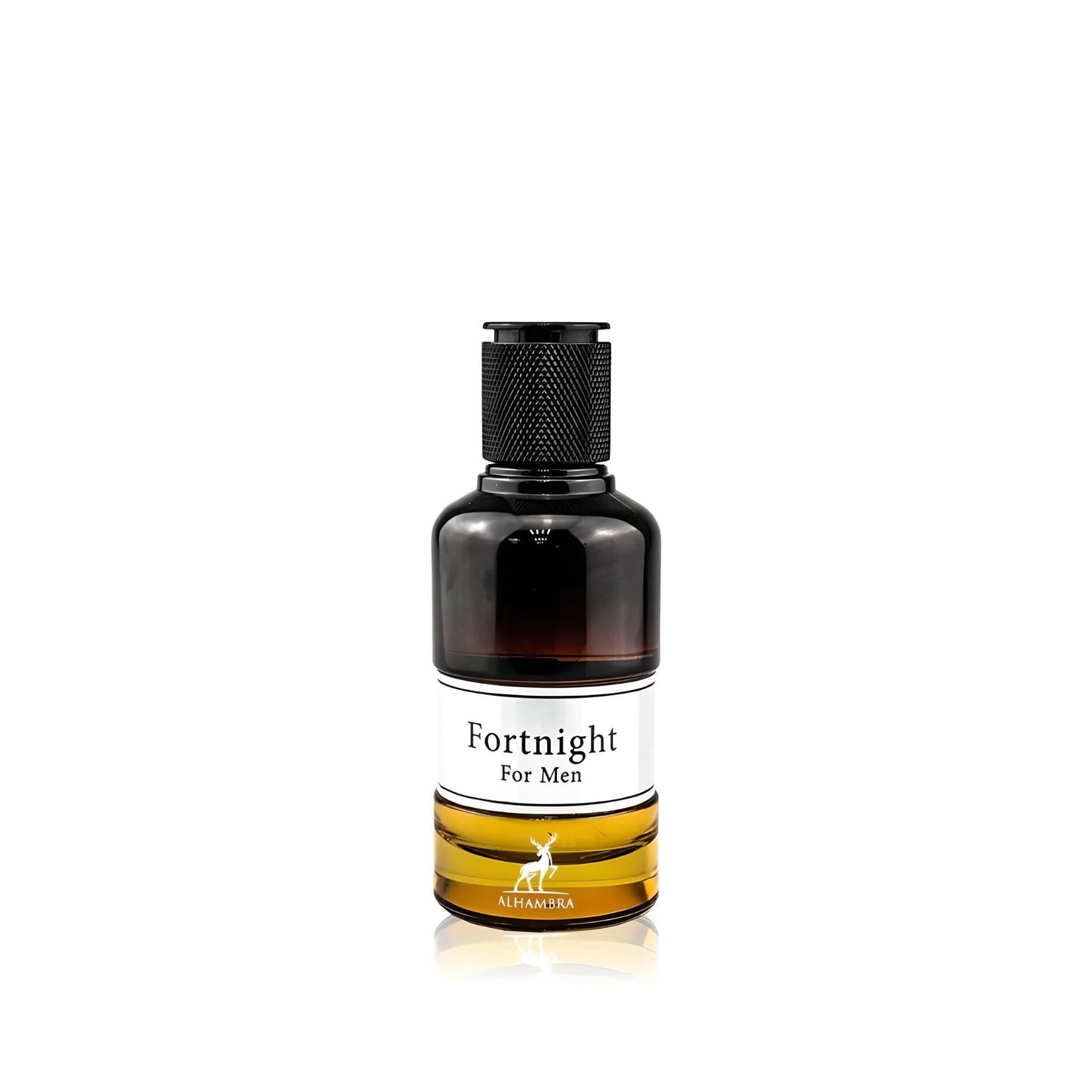 "Maison Alhambra Fortnight – Perfume amaderado especiado para hombre."