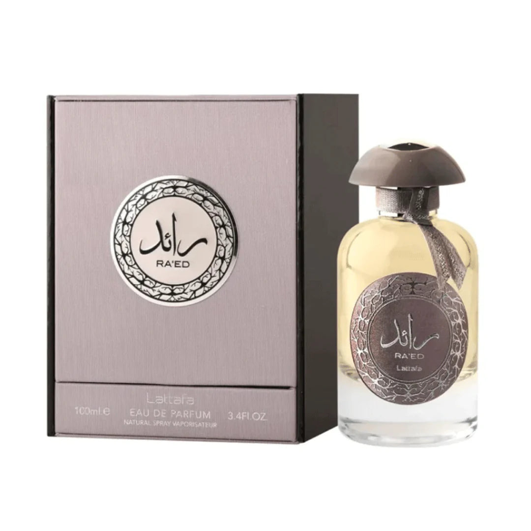 "Lattafa Raed Silver 100 ml Edp – Perfume masculino fresco y elegante."