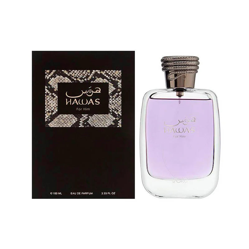 "Rasasi Hawas for Him – Perfume masculino fresco y seductor."
