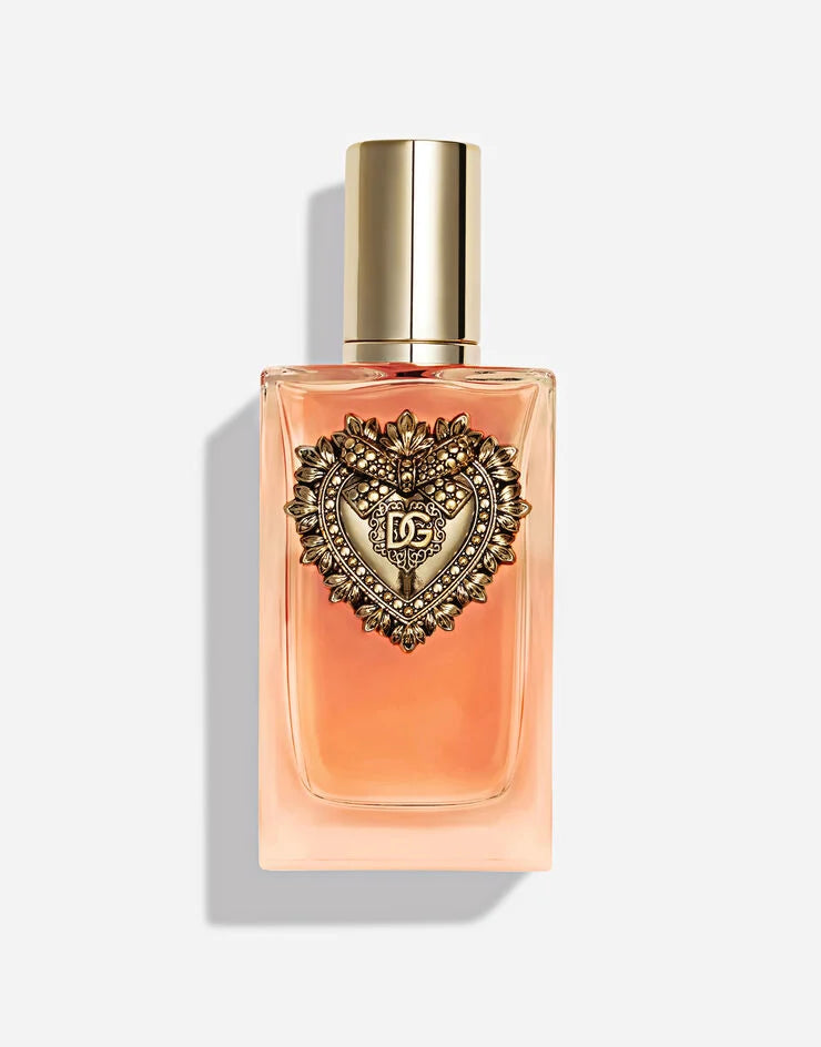 "Perfume Dolce & Gabbana Devotion 100 ml EdP, fragancia floral oriental con pera, rosa turca y vainilla – Fragantik"