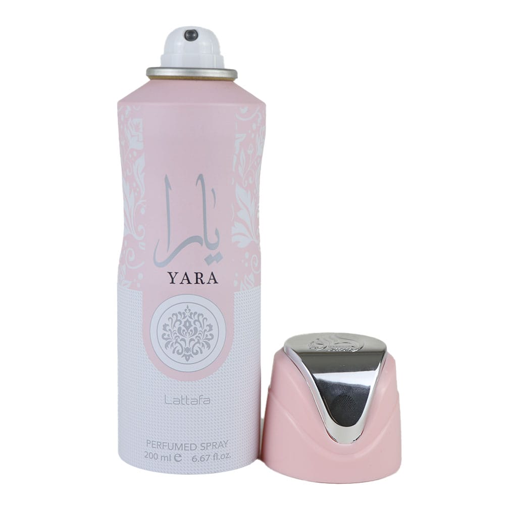 "Lattafa Yara Body Spray 200 ml – Body spray floral y afrutado para mujer."