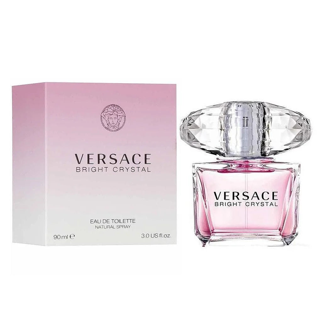 "Versace Bright Crystal – Perfume femenino fresco y sofisticado."