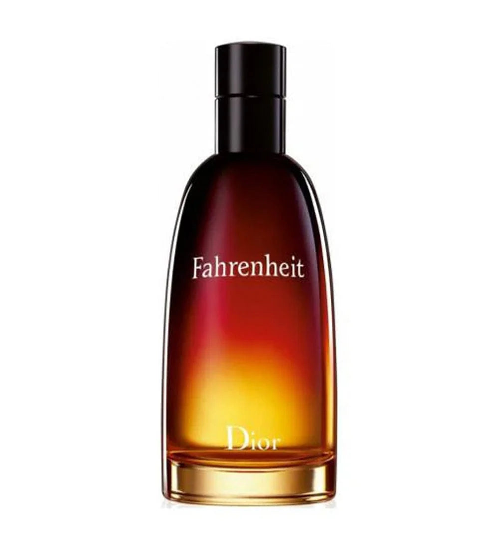 "Perfume Christian Dior Fahrenheit 100 ml EdT para hombre, fragancia amaderada especiada con mandarina, jazmín y cuero – Fragantik"