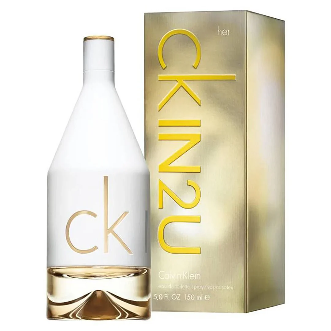 "Perfume Calvin Klein CK IN2U For Her 150 ml EdT para mujer, fragancia floral oriental con toronja, orquídea y vainilla – Fragantik"