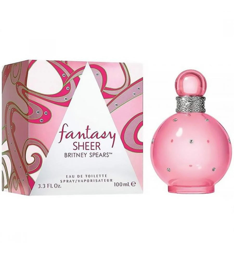 "Perfume Britney Spears Fantasy Sheer 100 ml EdT para mujer, fragancia floral frutal con lichi, peonía y almizcle – Fragantik"
