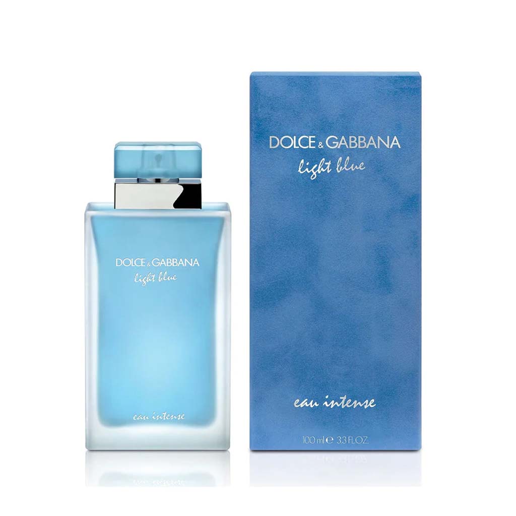 "Perfume Dolce & Gabbana Light Blue Intense Pour Femme 100 ml EdP, fragancia floral acuática con limón, jazmín y almizcle – Fragantik"