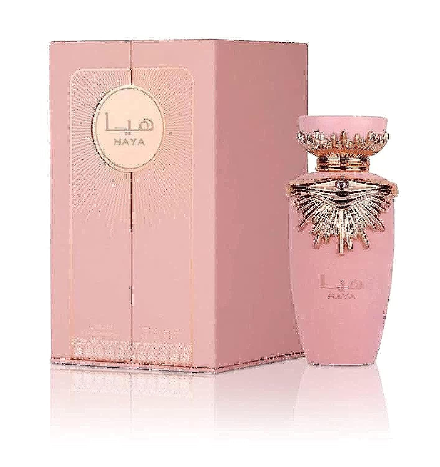 "Lattafa Haya 100 ml Edp – Perfume femenino fresco y especiado."