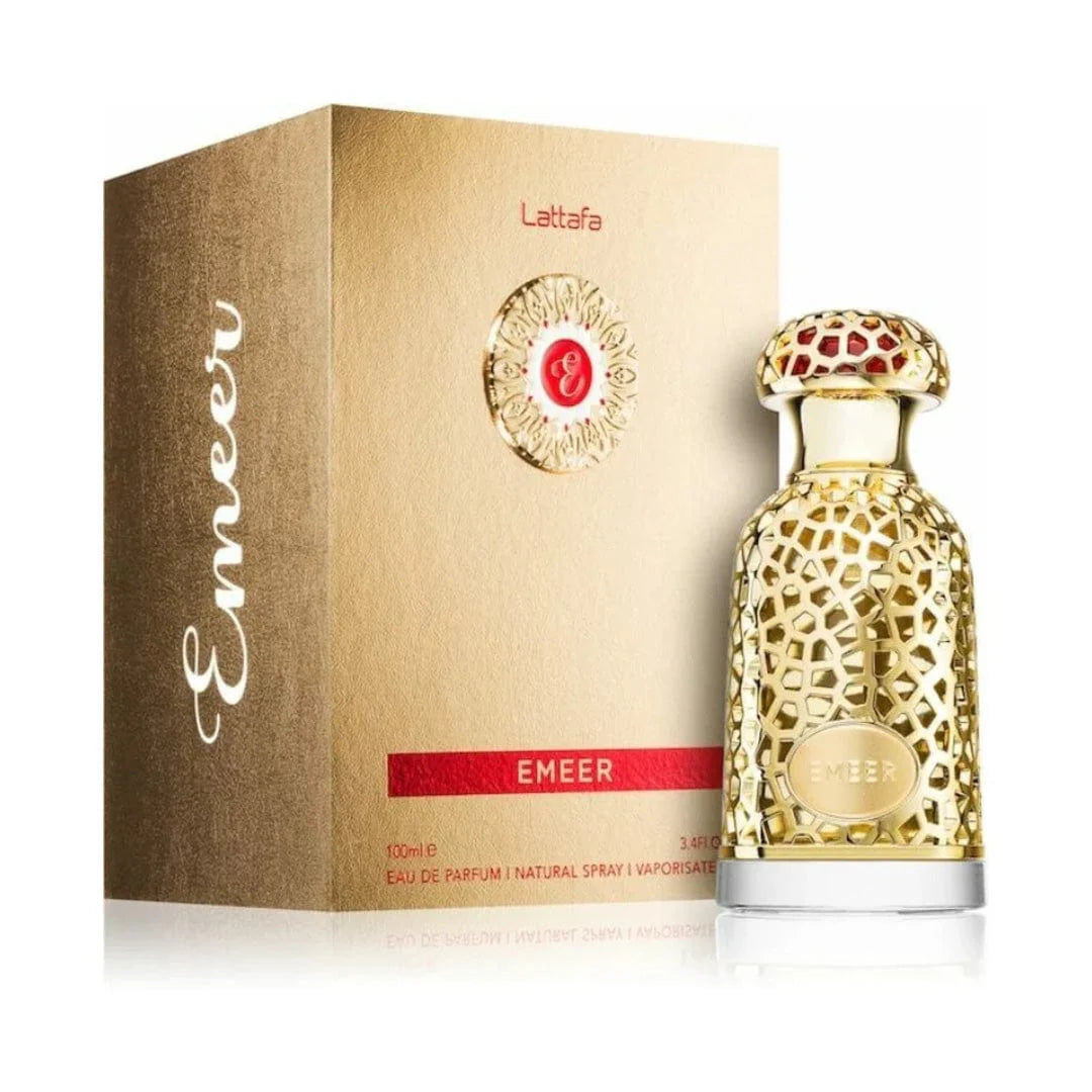 "Lattafa Emeer 100 ml Edp – Perfume masculino sofisticado y lleno de carácter."
