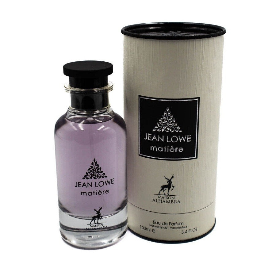"Maison Alhambra Jean Lowe Matiere 100 ml Edp – Perfume masculino elegante y magnético."