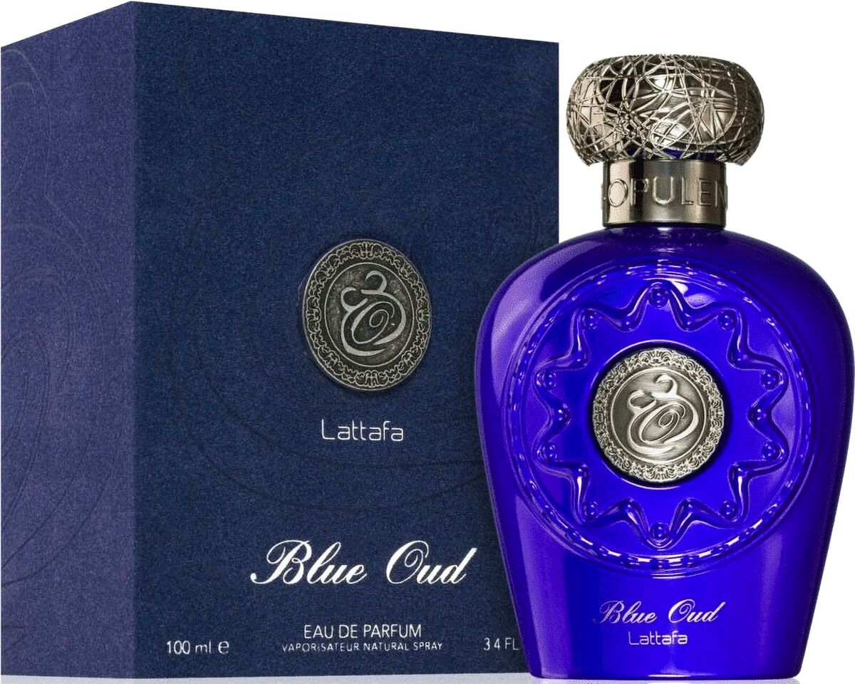 "Lattafa Blue Oud 100 ml Edp – Perfume masculino elegante y poderoso."