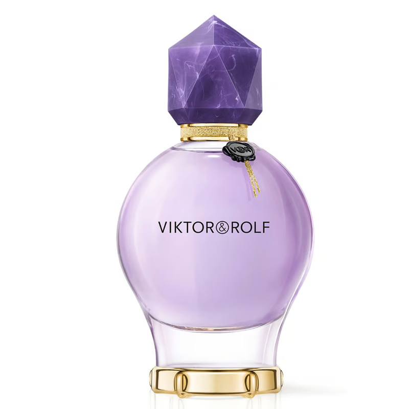 "Viktor & Rolf Good Fortune – Perfume femenino floral con toques de pachulí y jazmín."