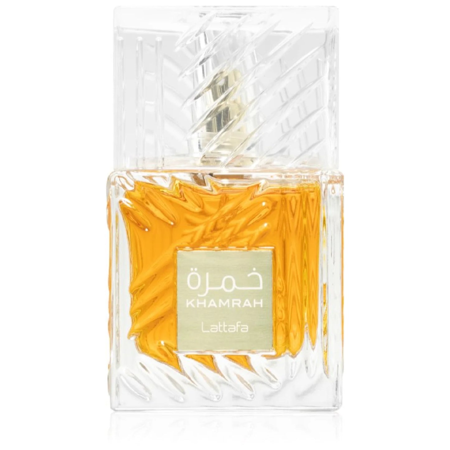 "Lattafa Khamrah 100 ml Edp – Perfume intenso con especias y dulzura oriental."