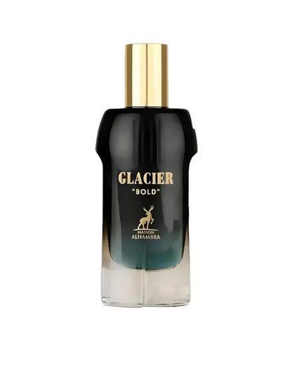 "Maison Alhambra Glacier Bold – Perfume cítrico amaderado para hombre."