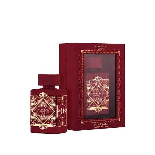 "Lattafa Badee Al Oud Sublime 100 ml Edp – Perfume unisex con notas intensas y sofisticadas."
