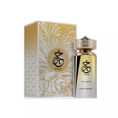 Khair Felicity original con caja – perfume floral gourmand femenino elegante