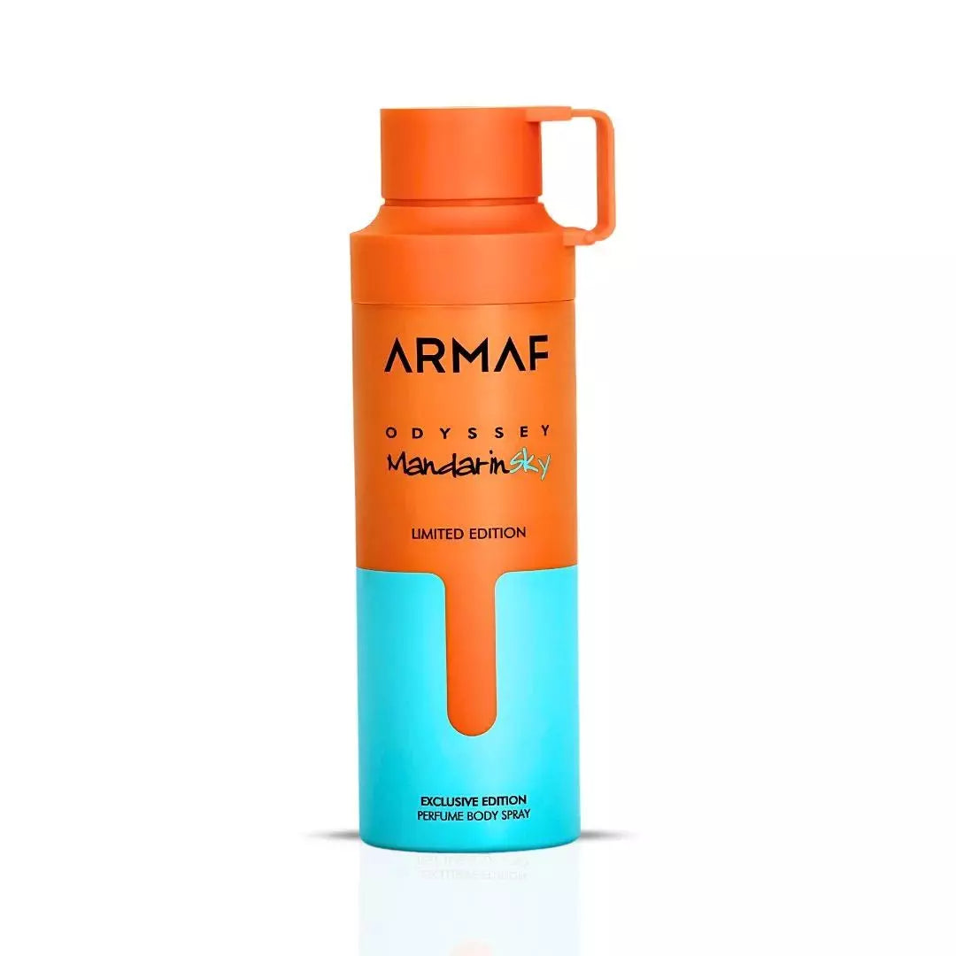 Desodorante Armaf Mandarin Sky 200 ml – aroma masculino fresco cítrico