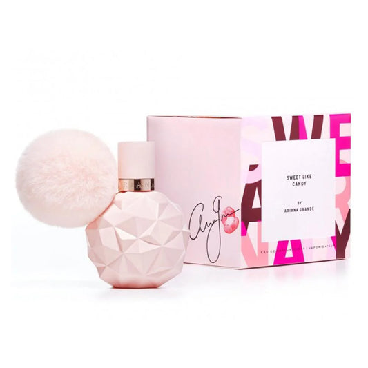"Ariana Grande Sweet Like Candy 100 ml – Perfume femenino dulce y afrutado."