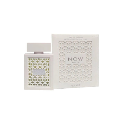 "Lattafa Rave Now White 100 ml Edp – Perfume unisex amaderado especiado, fresco y sofisticado."