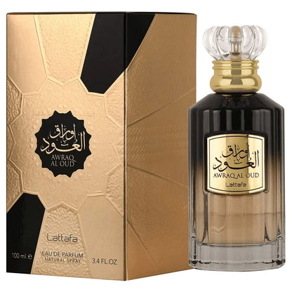 "Lattafa Awraq Al Oud 100 ml Edp – Perfume masculino intenso y elegante."

