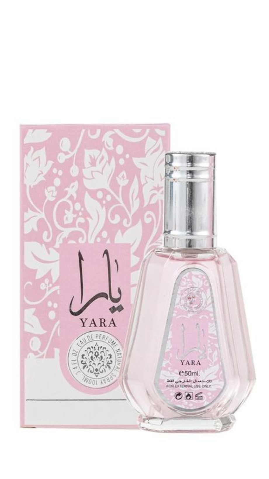"Lattafa Yara 50 ml Edp – Perfume femenino floral y afrutado con toques orientales."