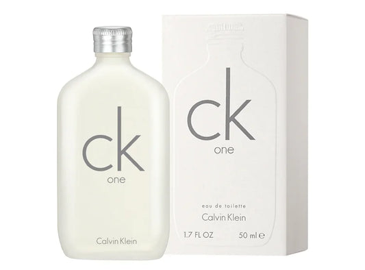 "Perfume Calvin Klein CK One 50 ml EdT unisex, fragancia cítrica y aromática con limón, jazmín y sándalo – Fragantik"