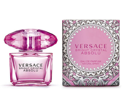 "Versace Bright Crystal Absolu – Perfume femenino floral y sofisticado."