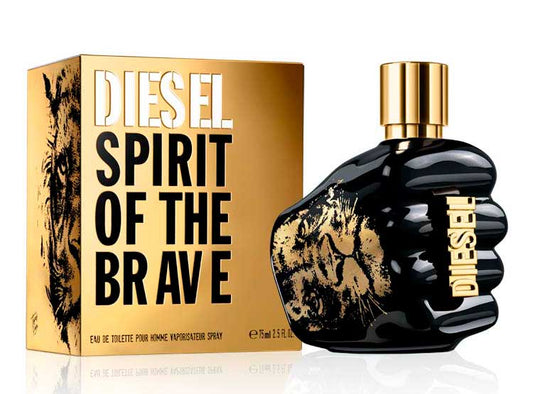 "Perfume Diesel Spirit of the Brave 75 ml EdT para hombre, fragancia oriental amaderada con bergamota, ciprés y haba tonka – Fragantik"