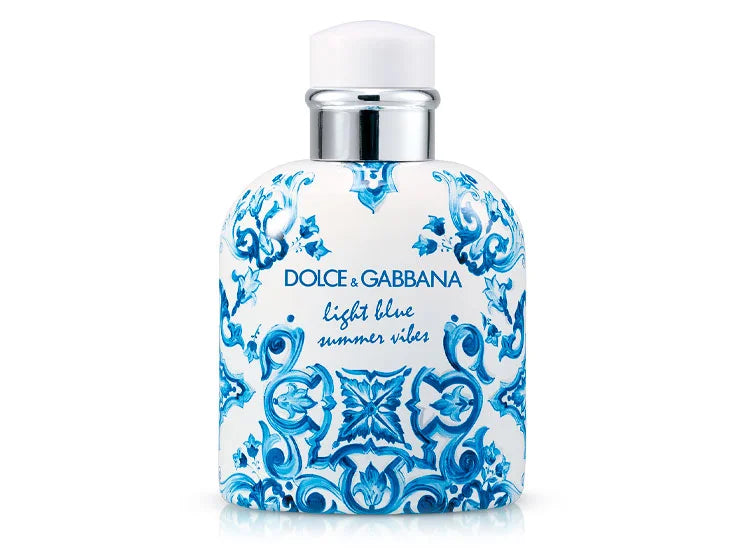 "Perfume Dolce & Gabbana Light Blue Summer Vibes 125 ml EdT, fragancia floral cítrica con limón, jazmín y cedro – Fragantik"