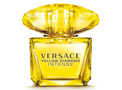"Versace Yellow Diamond Intense – Perfume femenino brillante y sofisticado."