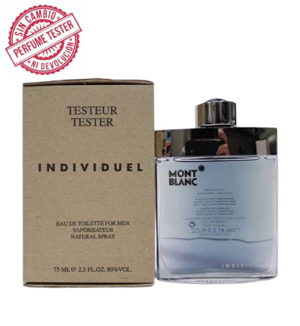 Tester Mont Blanc Inviduel Men EDT 75 ML