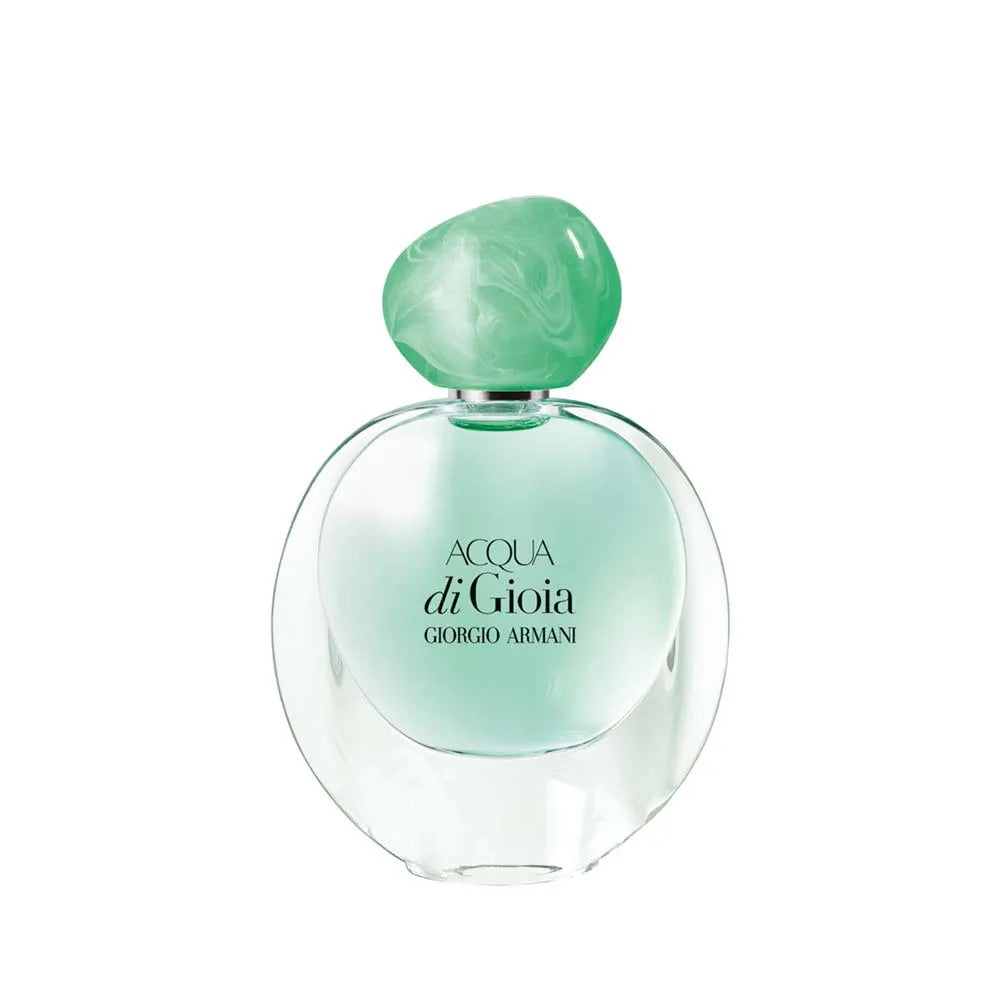 "Perfume Giorgio Armani Acqua di Gioia Edp para mujer – Frescura y sofisticación en una fragancia floral acuática"