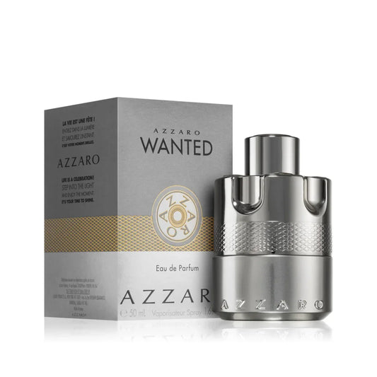 “Azzaro Wanted Eau de Parfum 50 ml – Perfume masculino con notas frescas y amaderadas.”