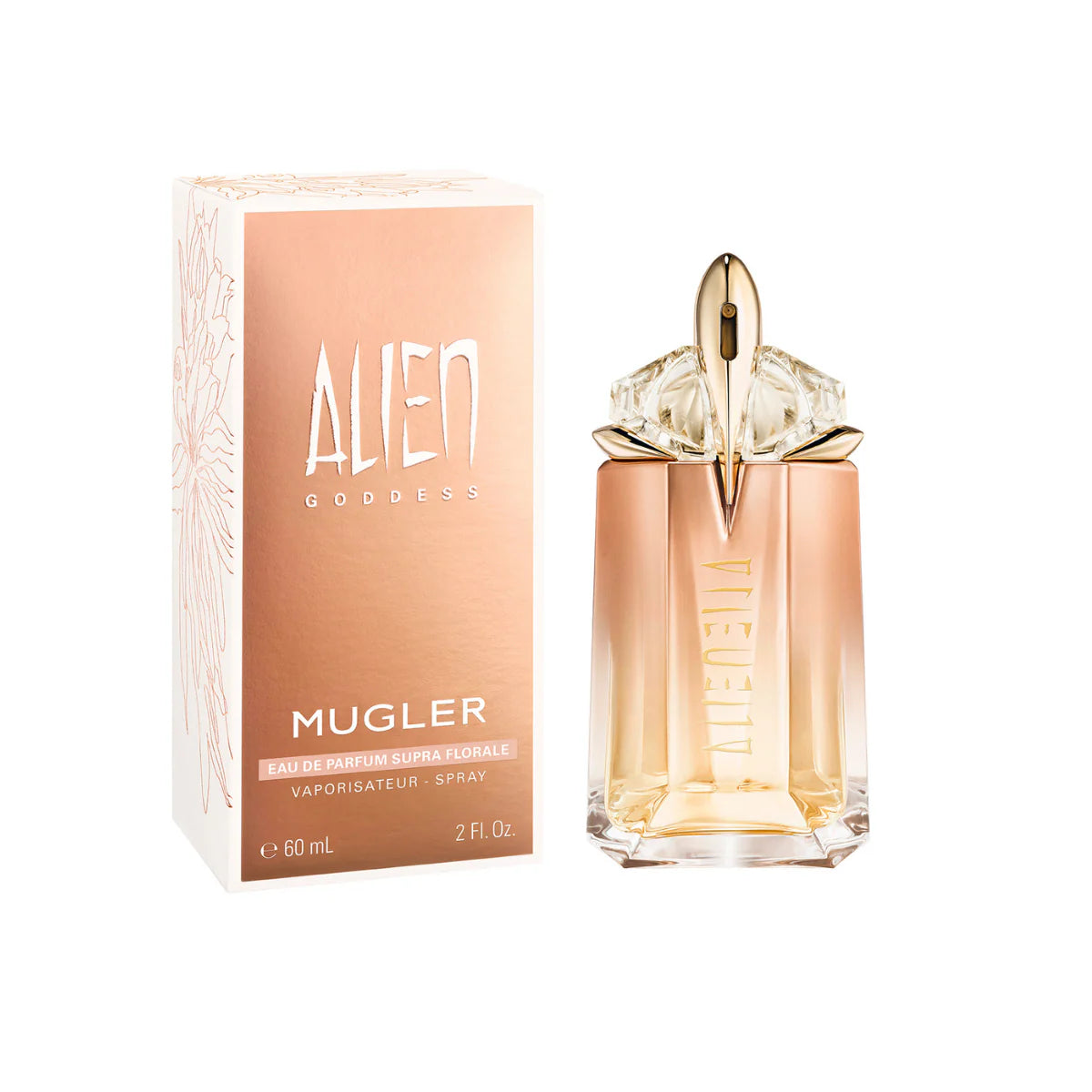 "Mugler Alien Goddess Supra Florale – Perfume femenino floral y radiante."