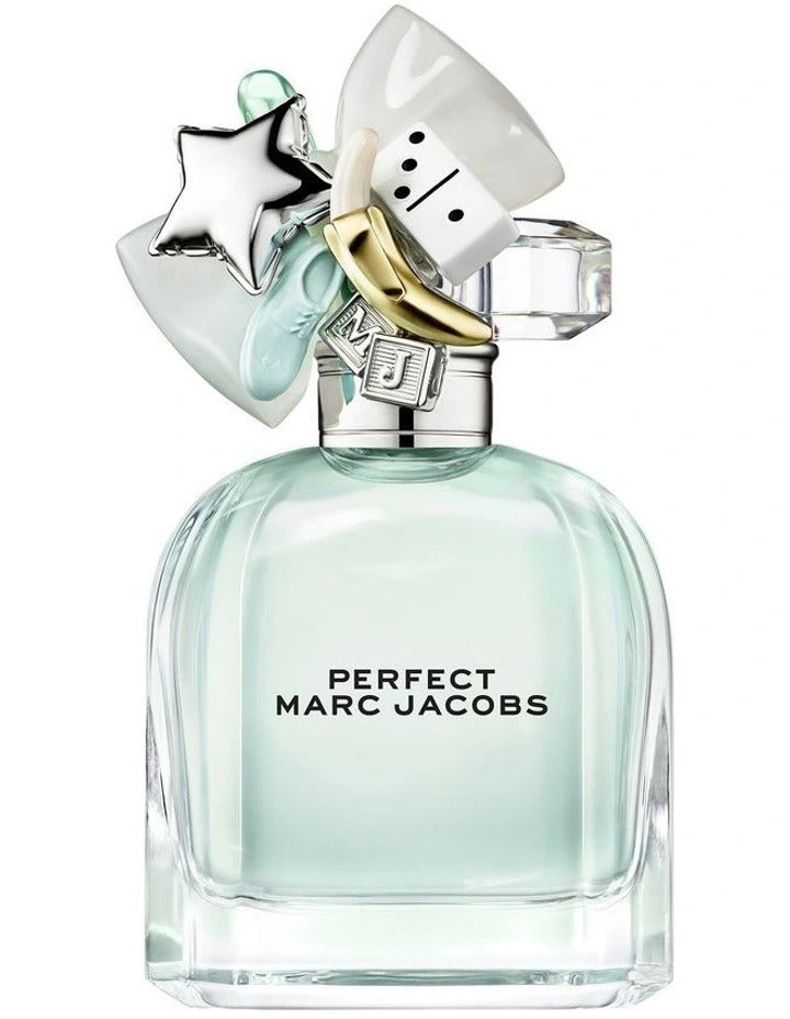 "Marc Jacobs Perfect – Perfume femenino floral y vibrante."