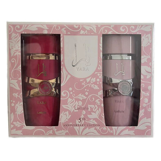 Set Lattafa Yara EDP 100 ML + Yara Candy EDP 100 ML Mujer .