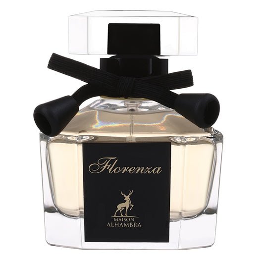 "Maison Alhambra Florenza – Perfume floral-oriental para mujeres sofisticadas."