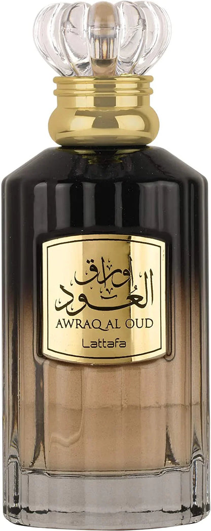 "Lattafa Awraq Al Oud 100 ml Edp – Perfume masculino intenso y elegante."

